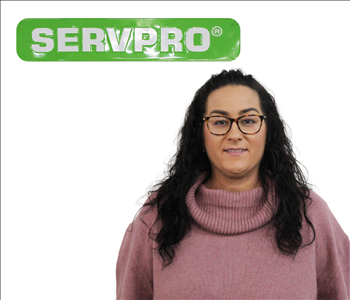 Shannon, SERVPRO of Southeast Memphis employee, pink shirt, white background