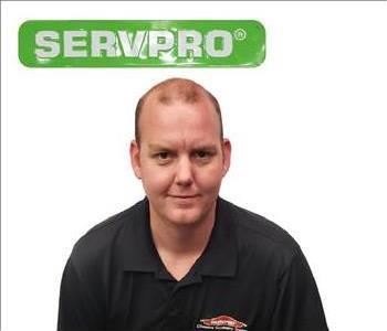 Patrick, SERVPRO of Southeast Memphis employee, black shirt, white background
