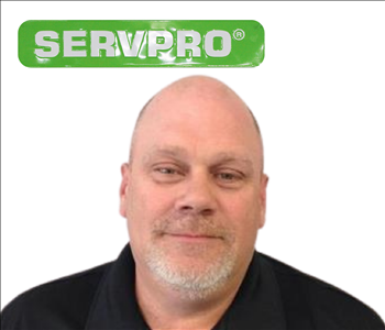 Kevin, SERVPRO of Southeast Memphis employee, black shirt, white background